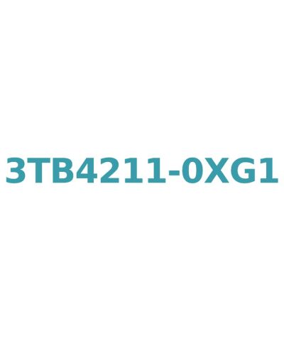 Siemens 3TB4211-0XG1 Contactor 110V AC, 16A, 7.5kW,1 NC Aux. Contact, Screw Connection