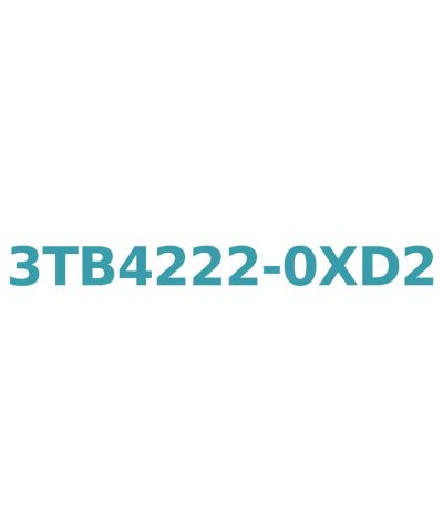 Siemens 3TB4222-0XD2 Contactor 42V AC, 16A, 7.5 kW, 1 NO + 1 NC Auxiliary Contacts, Screw Connection Original Brand New