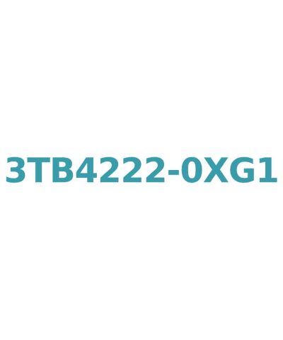 Siemens 3TB4222-0XG1 Contactor: AC 60Hz, 110V, 16A, 7.5kW with 1NO+1NC Aux Contact
