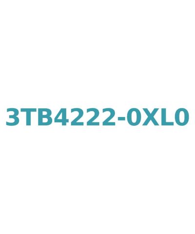Siemens 3TB4222-0XL0 7.5 kW 16A Contactor, 125/127V AC Coil, 1 NO + 1 NC, Screw Terminal
