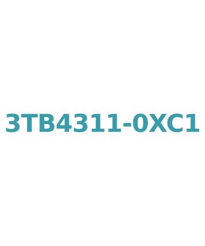 Siemens 3TB4311-0XC1 Contactor AC 60Hz, 24V, 22A, 11kW, Size 1