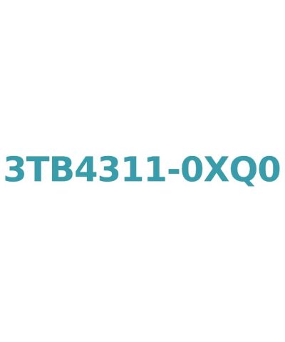 Siemens 3TB4311-0XQ0 Contactor, AC 50 Hz, 380V Coil, 400V 22A 11kW, 1NC Auxiliary, Screw Terminal, Size 1