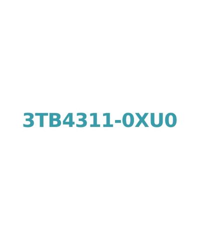Siemens 3TB4311-0XU0 Contactor 240V AC, 22A, 11kW, 1 NC Aux, Size 1