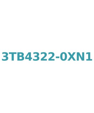 Siemens 3TB4322-0XN1 Contactor AC 60Hz, 220V, 22A, 11kW with 1NO+1NC Auxiliary Contact, Size 1