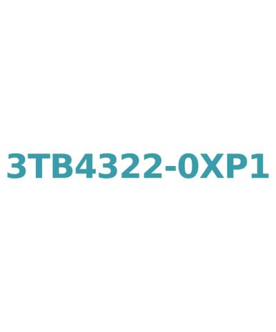 Siemens 3TB4322-0XP1 Contactor 240V AC, 22A, 11kW, Size 1 with 1 NO + 1 NC Auxiliary Contact