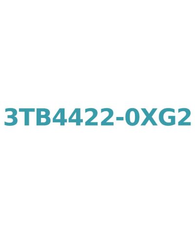 Siemens 3TB4422-0XG2 Contactor AC 50/60 Hz, 110V Coil, 32A, 15kW, 1NO+1NC, Size 2, Screw Connection