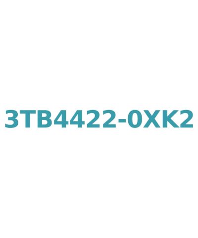 Siemens 3TB4422-0XK2 Contactor AC 50/60Hz, 120V, 32A, 15kW, 1NO + 1NC, Size 2, Screw Connection
