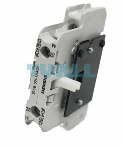 Siemens 3TY6501-1AA00 Auxiliary Switch Block For 3TB44-50, 3TC4 Contactors, Side Mount