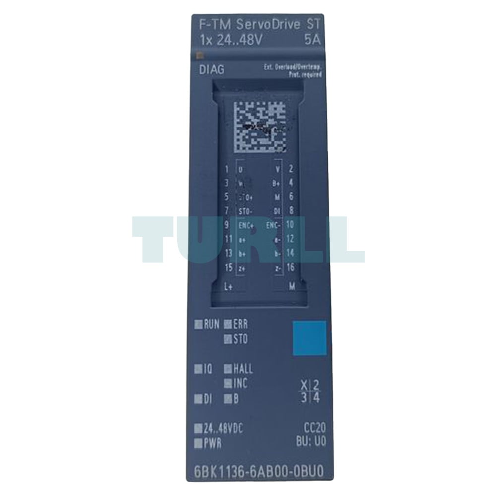 6BK1136-6AB00-0BU0 SIEMENS Exclusive SIMATIC F-TM ServoDrive ST Original Brand New 3 SIEMENS 6BK1136-6AB00-0BU0 SIMATIC F-TM ServoDrive ST Module