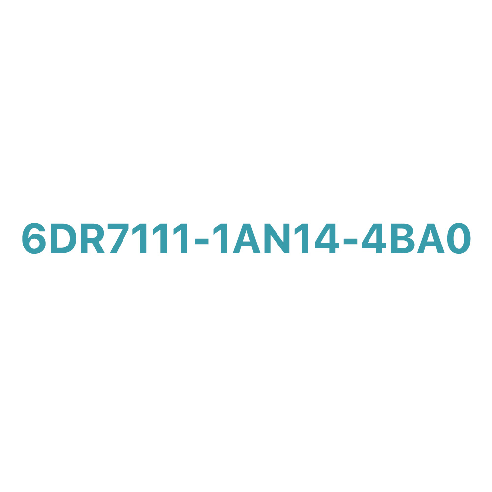 6DR7111-1AN14-4BA0 SIEMENS Exclusive SIPART PS100 Electropneumatic Positioner Original Brand New 3 6DR7111-1AN14-4BA0 SIEMENS SIPART PS100 Positioner