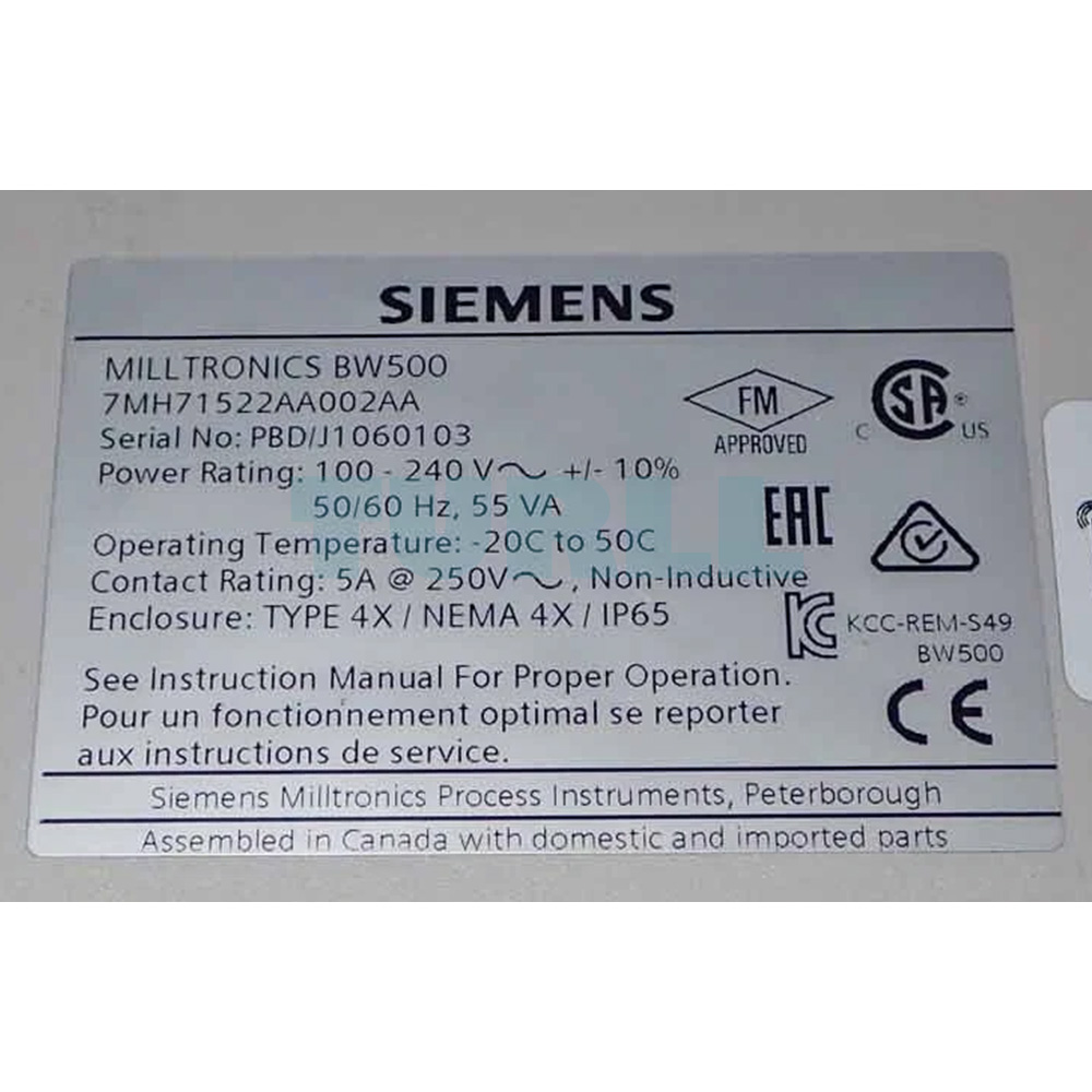 7MH7152-2AA00-2AA SIEMENS Exclusive Milltronics BW500 Integrator Original Brand New 5 7MH7152-2AA00-2AA SIEMENS Milltronics BW500 Integrator