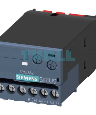 Siemens 3RA2832-1DH10 SIRIUS 3RT2 Electronic Off-Delay Timing Relay, 90-240V AC/DC, 0.05-100s, Screw Terminal