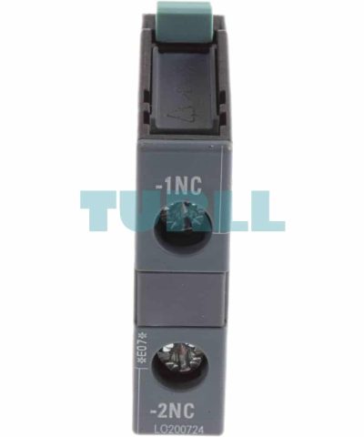 Siemens 3RH1921-1CA01 Front-Side Auxiliary Switch, 1 NC Contact, Screw Terminal