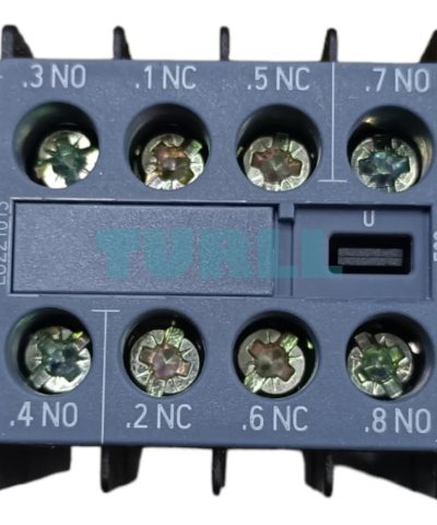 Siemens 3RH2911-1FB22 Auxiliary Switch Front Mount, 2NO + 2NC, Screw Terminal for 3RT2/3RH2 Contactors