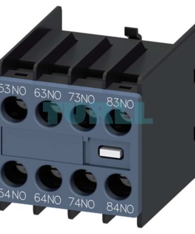 Siemens 3RH2911-1XA40-0MA0 SIRIUS Auxiliary Switch, 4 NO, Front Mount, Screw Terminal