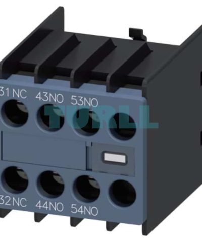 Siemens 3RH2911-1YA21-0MA0 Front Mount Auxiliary Switch for 3RT2 & 3RH2 Contactors, 2 NO + 1 NC, Screw Terminal