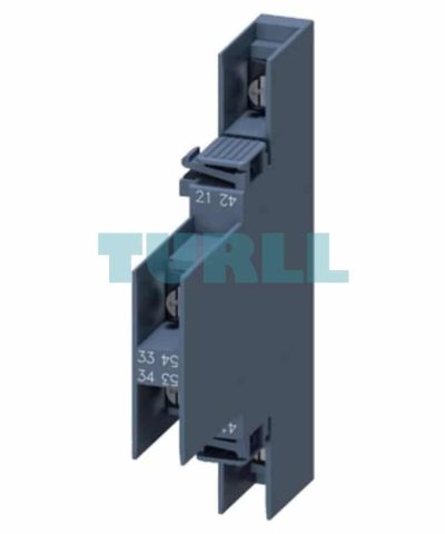 Siemens 3RH2911-4DA11 Auxiliary Switch, 1 NO + 1 NC, Lateral Mount for 3RT2.1 Contactors