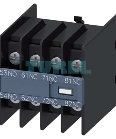 Siemens SIRIUS 3RH2911-4GA13 Front Auxiliary Switch Block, Ring Cable Lug Connection, Contactor Relay S00