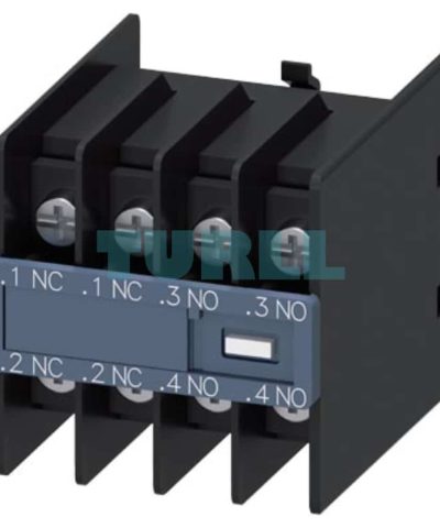 Siemens 3RH2911-4HA22 Front Auxiliary Switch 2 NO + 2 NC for 3RT2 & 3RH2 Contactors