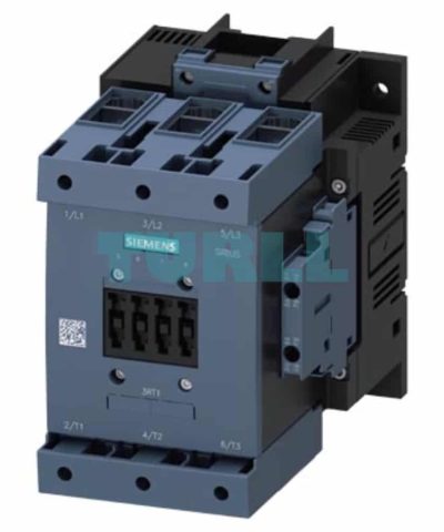 Siemens 3RT1055-1AB36 Power Contactor, 150A, 75kW (400V), 23-26V AC/DC Coil, SIRIUS 3RT1 Series
