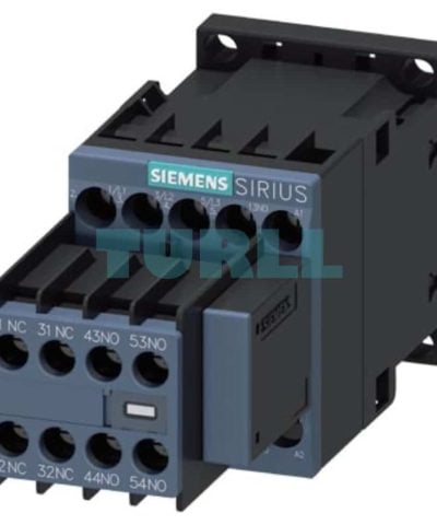 Siemens 3RT2016-1CG67 SIRIUS Power Contactor 9A, 4kW, 100V AC with 3NO+2NC Auxiliary Contacts