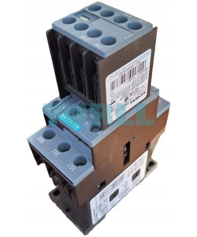 Siemens SIRIUS 3RT2027-1AB04 Power Contactor AC-3e/AC-3, 32A, 15kW, 24V AC, 2 NO + 2 NC Aux Contacts, S0 Size, Screw Terminal