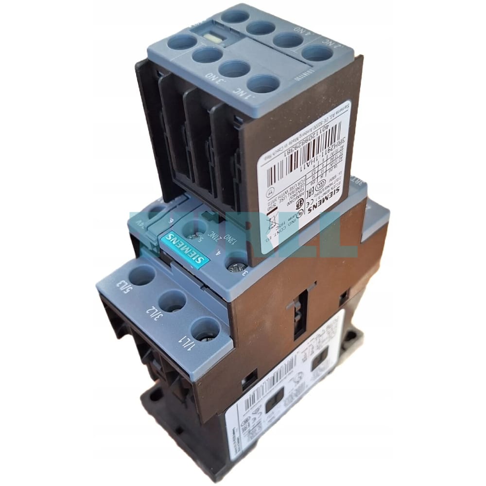 Siemens SIRIUS 3RT2027-1AB04 Power Contactor AC-3e/AC-3, 32A, 15kW, 24V AC, 2 NO + 2 NC Aux Contacts, S0 Size, Screw Terminal Original Brand New 1 Siemens SIRIUS 3RT2027-1AB04 Power Contactor AC-3e/AC-3, 32A, 15kW, 24V AC, 2 NO + 2 NC Aux Contacts, S0 Size, Screw Terminal