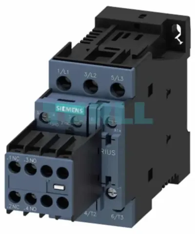 Siemens SIRIUS 3RT2028-1BB44 Power Contactor 38A, 18.5kW, 24V DC, 2NO+2NC, Size S0