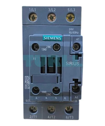 Siemens 3RT2035-1AC20 Power Contactor 41A, 18.5kW, 24V AC, Size S2