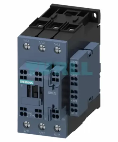 Siemens 3RT2036-3AP06 Power Contactor, 51A, 22kW, 230V AC Coil, Screw/Spring Terminals, Size S2