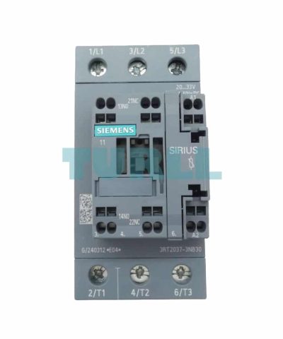 Siemens 3RT2037-3NB30 Power Contactor 65A, 30kW, AC/DC Coil, S2 Size