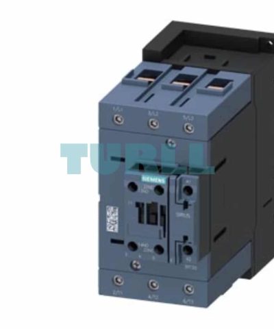 Siemens SIRIUS 3RT2046-1AT60 Power Contactor, 95A, 45kW, 3-Pole, AC-3/AC-3e, 600V AC, Size S3