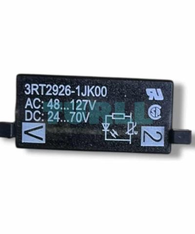 Siemens 3RT2926-1JK00 Surge Suppressor for 3RT2.2 Contactors, Varistor with LED, 48-127V AC / 24-70V DC