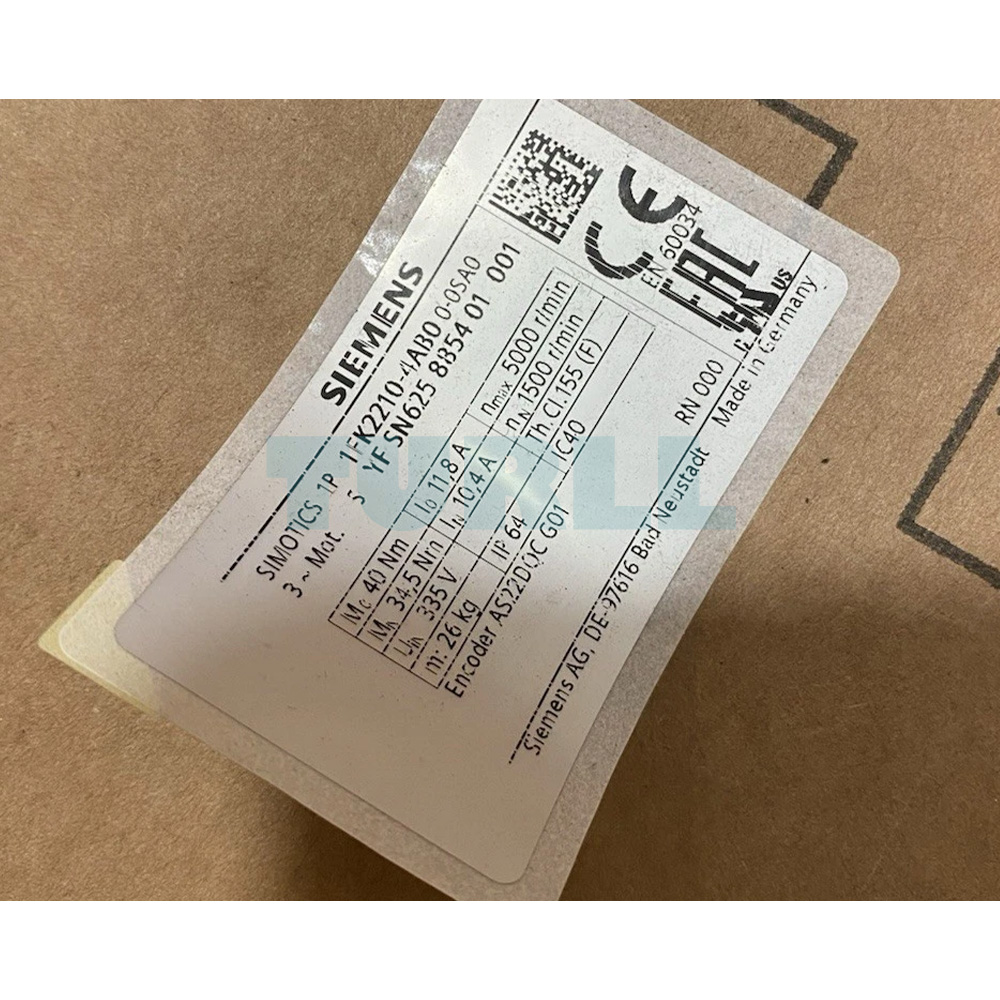 1FK2210-4AB00-0SA0 SIEMENS Exclusive SIMOTICS S-1FK2 CT Servo Motor Original Brand New 4 1FK2210-4AB00-0SA0 SIEMENS SIMOTICS S-1FK2 CT Servo Motor Original Brand New