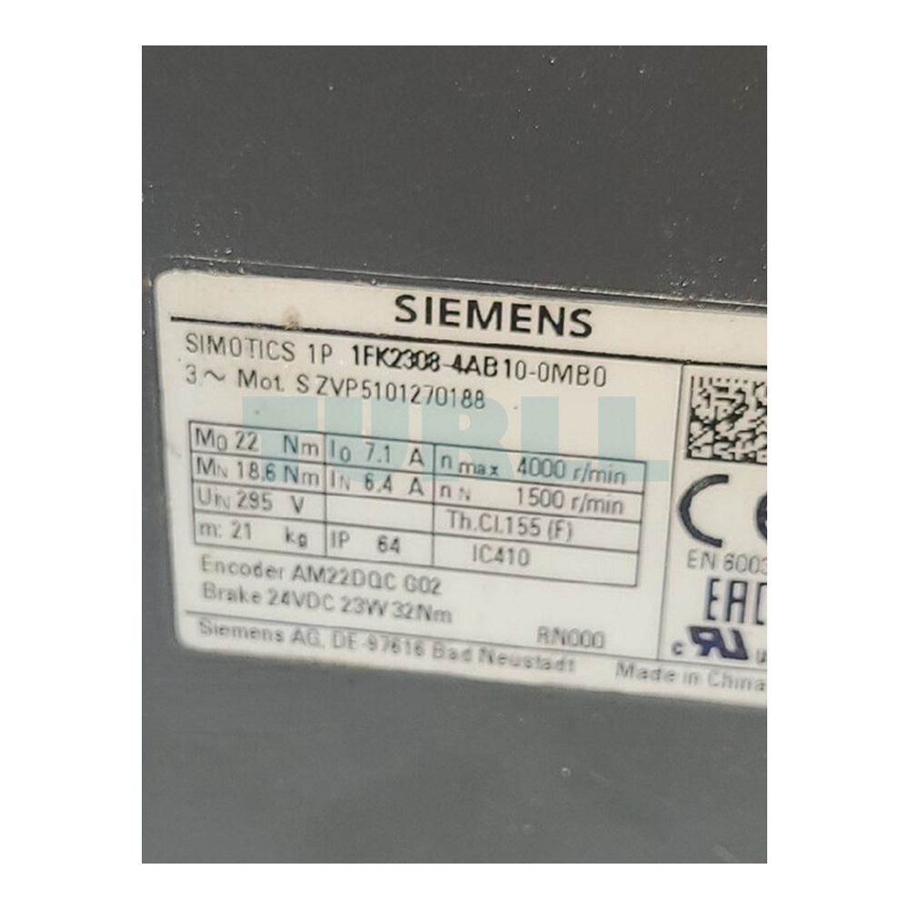 1FK2308-4AB10-0MB0 SIEMENS Exclusive SIMOTICS S-1FK2 HI Servo Motor Original Brand New 2 1FK2308-4AB10-0MB0 SIEMENS SIMOTICS S-1FK2 HI Servo Motor Original Brand New