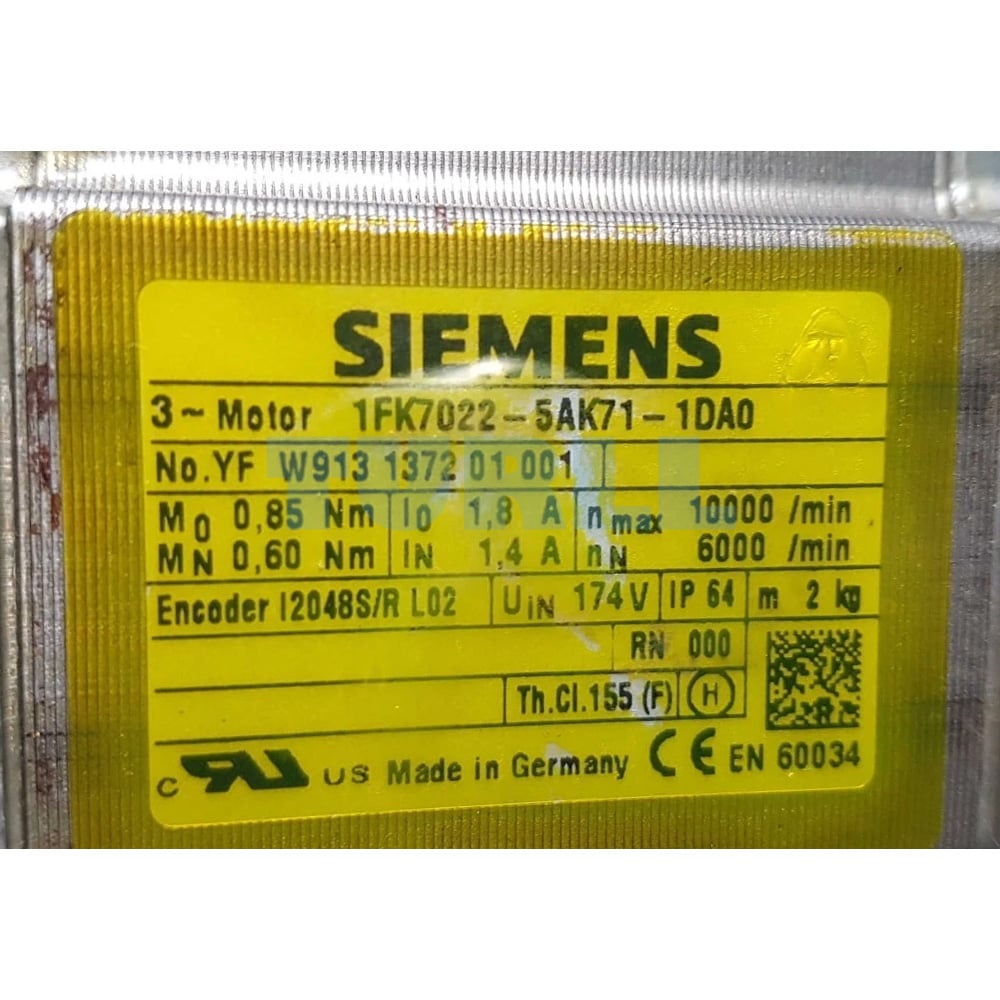 1FK7022-5AK71-1DA0 SIEMENS Exclusive SIMOTICS S-1FK7 Compact Servo Motor Original Brand New 5 1FK7022-5AK71-1DA0 SIEMENS SIMOTICS S-1FK7 Compact Servo Motor Original Brand New