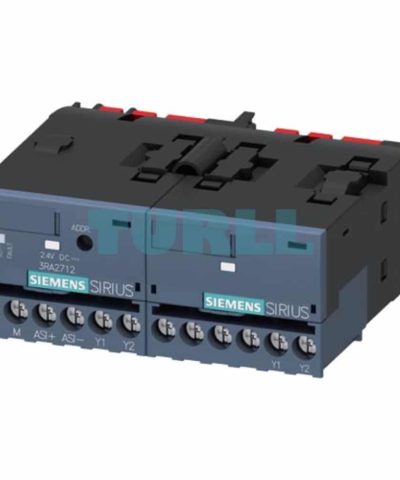 Siemens SIRIUS 3RA2712-1BA00 AS-i Function Module for Reversing Starter, Screw Terminal, Front Snap-on for 3RT2 Contactor