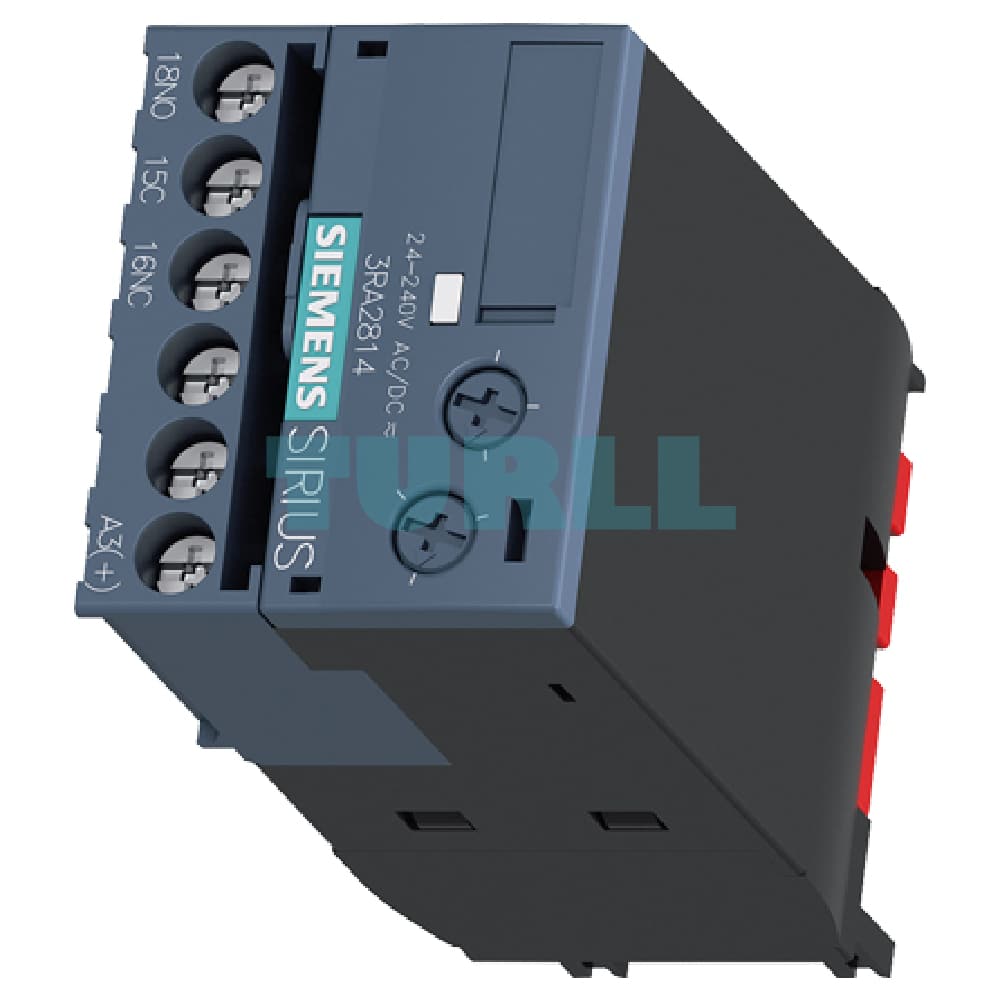 Siemens 3RA2814-1AW10 Solid-State Time-Delayed Auxiliary Switch Off Delayed, 0.05-100s, 24-240V AC/DC Original Brand New 4 Siemens 3RA2814-1AW10 Solid-State Time-Delayed Auxiliary Switch Off Delayed, 0.05-100s, 24-240V AC/DC