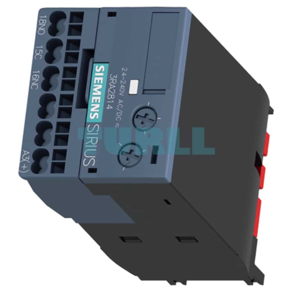 Siemens 3RA2814-2AW10 Solid-State Time-Delay OFF Switch Original Brand New 4 Siemens 3RA2814-2AW10 Solid-State Time-Delay OFF Switch