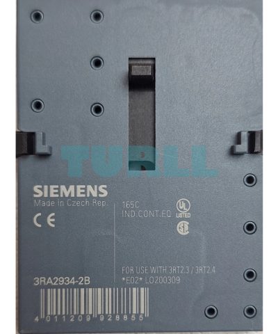 Siemens 3RA2934-2B Mechanical Interlock for SIRIUS 3RT203, 3RT204 Contactors, Size S2
