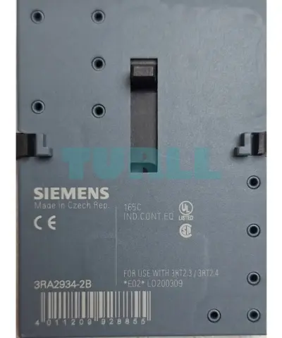 Siemens 3RA2934-2B Mechanical Interlock for SIRIUS 3RT203, 3RT204 Contactors, Size S2