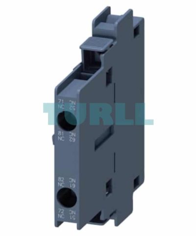 Siemens SIRIUS 3RH1921-1EA02 Auxiliary Switch Block, 2NC Contacts, Lateral Mount, Screw Terminal, For 3RT1 Contactors