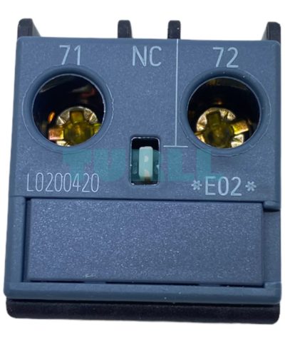 Siemens 3RH2911-1AA01 SIRIUS Front Auxiliary Switch, 1NC, Screw Terminal for 3RT2/3RH2 Contactors