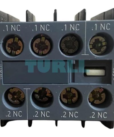 Siemens SIRIUS 3RH2911-1FA04 Front Mount Auxiliary Switch Block, 4 NC, Screw Terminal