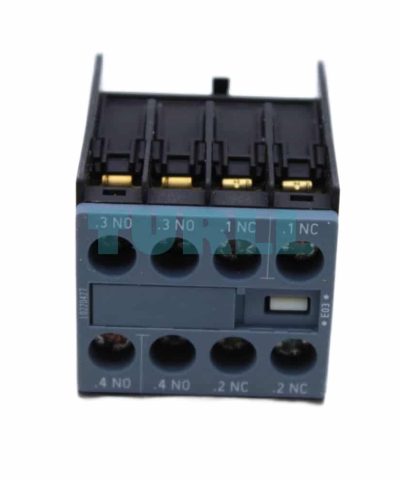Siemens SIRIUS 3RH2911-1FA22-0MA0 Front Auxiliary Switch Block, 2 NO + 2 NC, Screw Terminal, for 3RT2 and 3RH2 Contactor