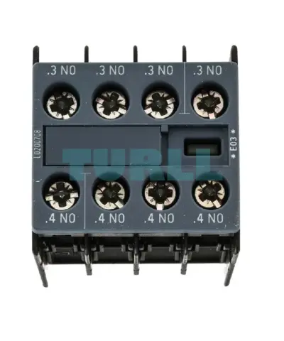 Siemens SIRIUS 3RH2911-1FA40 Front Auxiliary Switch Block, 4 NO Contacts, For 3RT2, 3RH2 Contactor Relays