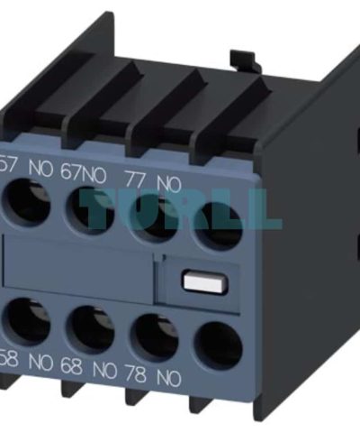 Siemens SIRIUS 3RH2911-1FC30 Front Auxiliary Switch Block, 3 NO, Screw Terminal