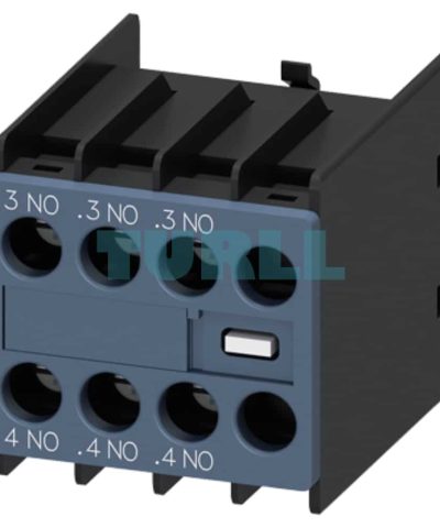 Siemens SIRIUS 3RH2911-1HA30 Front-Mounted Auxiliary Switch Block, 3 NO Contacts, Screw Terminal