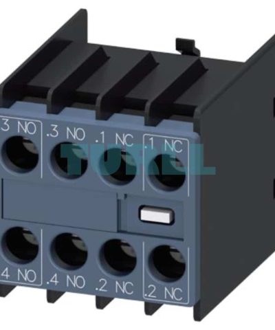 Siemens 3RH2911-1NE22 Auxiliary Switch Block, Solid-State Compatible, Front Mount for 3RT2/3RH