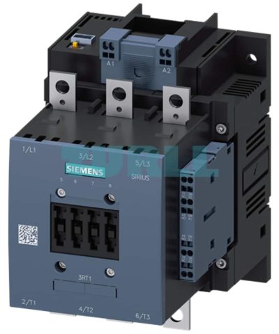Siemens 3RT1054-2NP36 Power Contactor 115A, 55kW, 200-277V AC/DC, Spring-Loaded